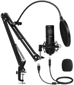 img 4 attached to MAONO AU-PM430 USB Microphone with 25mm Large Diaphragm, Studio/Home Recording, Podcast, Gaming, Streaming, YouTube, Chatting, Professional Sound Chipset, PC Cardioid Mic