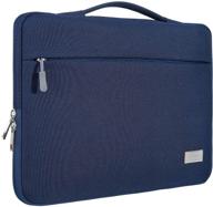 👝 moko 13-13.3 inch laptop sleeve case: macbook air & pro, hp dell acer, protective bag with pocket, indigo logo