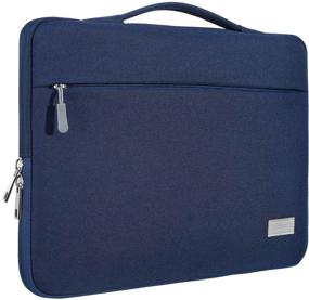 img 4 attached to 👝 MoKo 13-13.3 Inch Laptop Sleeve Case: MacBook Air & Pro, HP Dell Acer, Protective Bag with Pocket, Indigo