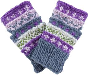 img 3 attached to 🧤 Lakhays Navy Fingerless Gloves - Men's Accessories & Mittens