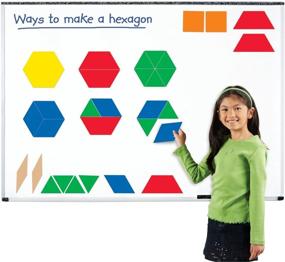 img 3 attached to 🧲 Magnetic Pattern Blocks for Learning Resources