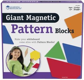 img 1 attached to 🧲 Magnetic Pattern Blocks for Learning Resources