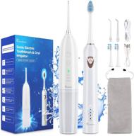 🦷 beautlinks water flosser and toothbrush combo: cordless dental care set with 5 modes, diy timers, and portable design logo