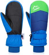 ❄️ stay warm and dry with lapulas waterproof thinsulate snowboard accessories for girls in cold weather логотип