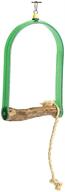 🕊️ x-large polly's hardwood arch swing for birds logo