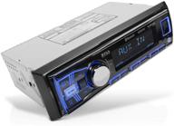 boss audio systems 611uab - single din multimedia car stereo with bluetooth, hands-free calling, built-in microphone, mp3 player, usb port, aux input, am/fm radio logo