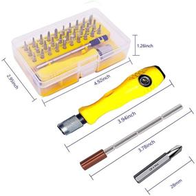 img 3 attached to 🔧 Набор маленьких отверток Buspoll Precision - 32-в-1 миниатюрных съемных отверток для мобильных телефонов и электроники.