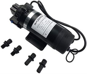 img 4 attached to 💦 MAXECO-110V 160PSI Diaphragm Water Pump with High Pressure - Self Priming 80GPH 5LPM - Boosts Water Pressure for Home/Misting/Caravan/RV/Boat/Marine Applications