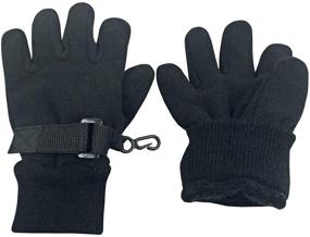 img 3 attached to 🧤 N'Ice Caps Little Kids Warm Sherpa Lined Easy-On Fleece Gloves - Enhanced SEO