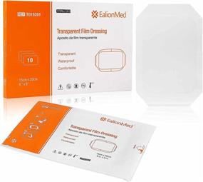 img 4 attached to 🌟 Tattoo Aftercare Transparent Film Dressing Bandage, Shower Shield Water Barrier, PICC Catheter Protector Shower Cover, Waterproof Adhesive Wound Patch, 6x8, 10Pack by EalionMed