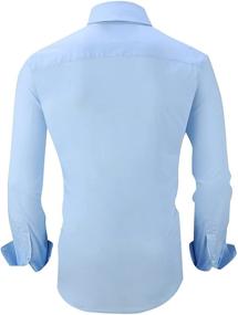 img 3 attached to Menswear House Shirts Sleeve Regular Men's Clothing