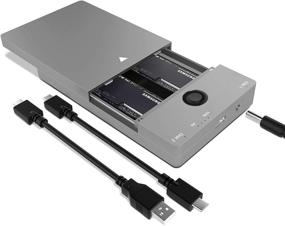 img 4 attached to High-Speed USB 3.1 Gen2 Dual-Bay NVME Docking Station: Supports M2 SSD Key M, Offline Clone, and Auto Sleep Function with Tool-Free Installation
