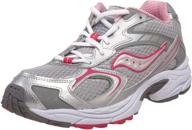 👟 saucony cohesion lace running shoe: perfect fit for little kid/big kid logo