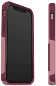 img 1 attached to 🌹 OtterBox Commuter Series Case for iPhone 11 - Cupids Way: Elegant Rosemarine Pink/Red Plum Protection