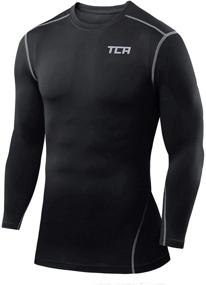 img 4 attached to TCA Performance Compression Sleeve Thermal Boys' Activewear