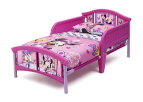 img 3 attached to 👶 Delta Children Plastic Toddler Bed, Disney Minnie Mouse: Comfortable and Safe Sleeping Solution for Your Little One