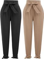 💼 grace karin women's high-waisted pencil pants with chic bow-knot pockets - perfect for work logo