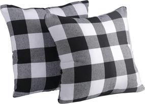 img 4 attached to Buffalo Plaid Throw Pillow Covers