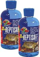 🦎 zoo med reptisafe terrarium water conditioner - 8.75 fl. oz (pack of 2) for instant reptile care logo