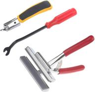 🔧 timsec canvas stretcher pliers and upholstery staple remover combo - professional art tool for stretching, oil painting, and upholstery projects logo