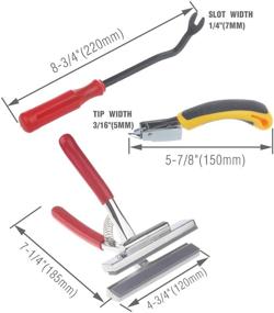 img 2 attached to 🔧 Timsec Canvas Stretcher Pliers and Upholstery Staple Remover Combo - Professional Art Tool for Stretching, Oil Painting, and Upholstery Projects