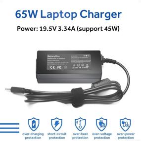 img 2 attached to 💡 BatteryMon 65W 45W Laptop Charger for Dell Inspiron & XPS Series: Improved Power Solution for Ultimate Performance