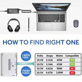 img 3 attached to 💡 BatteryMon 65W 45W Laptop Charger for Dell Inspiron & XPS Series: Improved Power Solution for Ultimate Performance