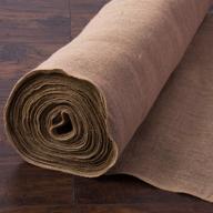 ak trading co. natural jute burlap aisle runner - 36 x 100ft | high-quality and eco-friendly aisle decorating solution logo