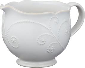 img 3 attached to Stunning Lenox French Perle Sauce Pitcher, White - Elevate Your Dining Experience!