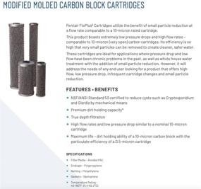 img 1 attached to 💧 Pentek FloPlus 10 Carbon Filter Cartridge: Advanced Filtration for Optimal Water Purity