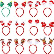 christmas headband headpiece reindeer supplies logo