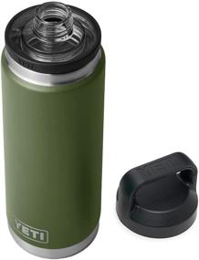 img 4 attached to 🍶 YETI Rambler 26 oz Bottle, Vacuum Insulated, Stainless Steel with Chug Cap in Highlands Olive - Enhance Your Refreshment Experience