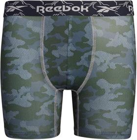 img 1 attached to Повысьте атлетическую производительность с помощью активной одежды Reebok Performance Compression Blacks Contrast для мальчиков.