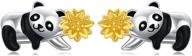 earrings sunflower sterling hypoallergenic jewelry logo