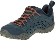 merrell intercept smooth leather sneaker men's shoes in fashion sneakers logo