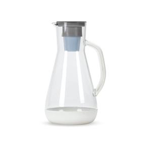 img 4 attached to 💧 Hydros 64oz Water Filter Pitcher with Fast Flo Tech - Quick Fill-Up in 60 Seconds - 8 Cup Capacity - BPA Free - White