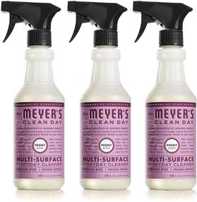 img 4 attached to 🌸 Mrs. Meyer's Clean Day Multi-Surface Cleaner Spray: Versatile Cleaning Solution for Countertops, Floors, Walls and More - Pack of 3 Spray Bottles, Peony Scented, 16 fl oz