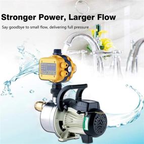 img 3 attached to 🚰 TDRFORCE 0.75 HP Pressure Booster Pump - Automatic Water Pump Tankless Shallow Well Self-priming Jet Pump System with Controller