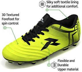 img 2 attached to Men's Shoes with RUNIC Soccer Cleats Outsoles - Find them now
