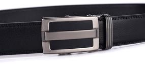 img 2 attached to Xhtang Ratchet Automatic Genuine Leather Men's Accessories and Belts