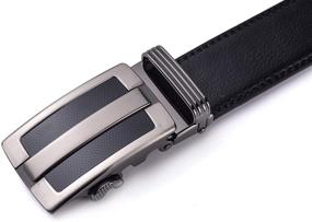 img 1 attached to Xhtang Ratchet Automatic Genuine Leather Men's Accessories and Belts
