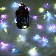 🌈 vibrant 40 led hummingbird fairy string lights - waterproof battery operated 8 modes with remote control for wedding, party, festival, indoors & outdoors logo