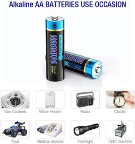 img 2 attached to 🔋 HAOHIYO AA Alkaline Batteries - Pack of 100 for Household and Business Use