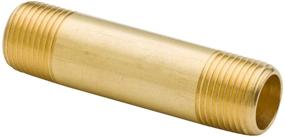 img 2 attached to Legines Brass Long Nipple Hydraulics, Pneumatics & Plumbing