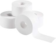 🏋️ dimora white athletic sports tape (4-rolls): powerful support for athletes, trainers & first aid - ideal for bat, hockey stick - fingers, ankles, and wrist injury wrap logo