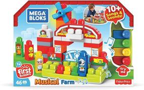 img 4 attached to 🚜 Mega Bloks GCT50 Musical Farm: Engaging Music and Playtime for Kids