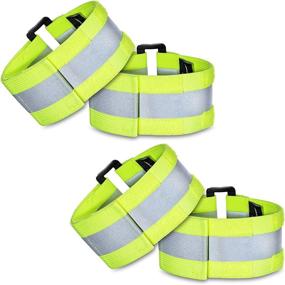 img 4 attached to 🏃 DASHGLOW: The Ultimate Reflective Glow Belts & Arm Bands for Safety in Running, Cycling, Jogging, Walking, Marathon, and Military