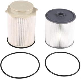 img 4 attached to Fuel Filter Water Separator Set 68157291AA 68436631AA for 2019-2021 Ram 2500/3500/4500/5500 6.7L 🔧 Turbo Diesel Engines - Replacement Kit 68065608AA PF46152 Dodge Ram Diesel Fuel Filter Element