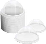 plastic dome lids cream clear household supplies logo