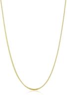 ✨ 24k yellow gold plated stainless steel square box chain necklace - the bling factory, 2mm logo